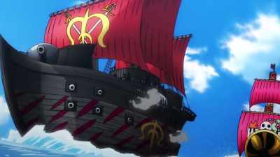 Ohh! And the Drake Pirates get ahead! - One Piece: Stampede