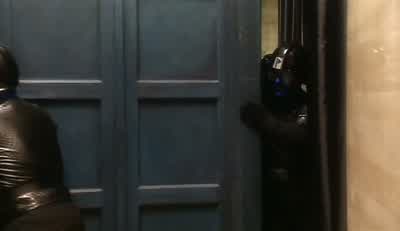 Oi now, careful with that, park it properly. - Doctor Who