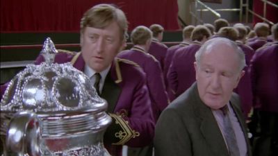 Oi he said he wasn't accepting it Don't toss a bloody soft - Brassed Off
