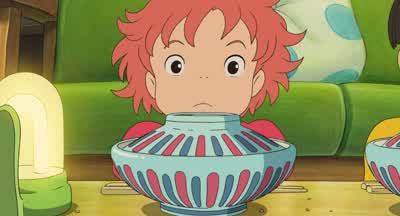 Ok, close your eyes. - Ponyo