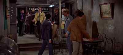 OK, Doc, set 'em up. Cokes all round. - West Side Story