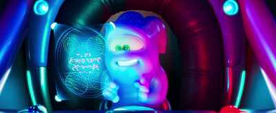 OK. "If you really want to use
the homing beacon, - Jungle Beat: The Movie