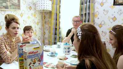 - OK, I'm moving out. 
- Leave it out! 
- I am. - Back in Time for Dinner