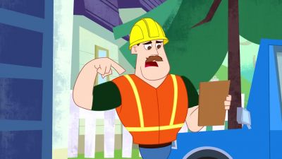 OK. It says to dump it right here. - Johnny Test