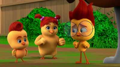 OK... Let's find Rebeecca
so she can do her dance. - The Chicken Squad