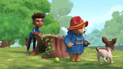 OK, Lucky,
would you mind awfully sitting? - The Adventures of Paddington