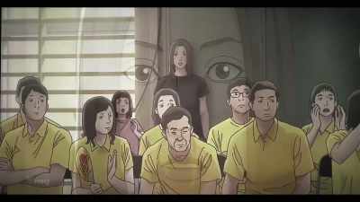 OK, but Mitsui is in peak form today, Sannoh. - The First Slam Dunk