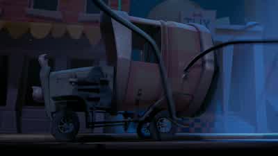 OK, OK, what now, son? - Chicken Little