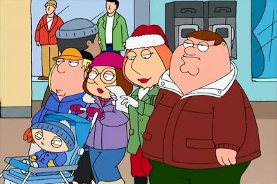 OK, Peter. We'll each take
half the list to save time. - Family Guy