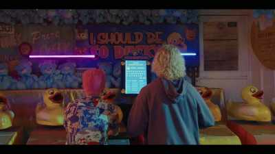 - OK. Progress!
- (TYPING) - Crazy Fun Park