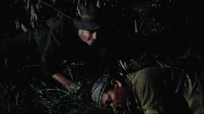 OK, soldier, I'm here.
You'll be OK now. - Go Tell the Spartans