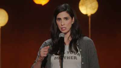 Okay, so a guy comes out
and she says, "How did it go?" - Sarah Silverman: Someone You Love