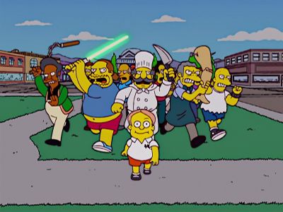 Okay.
Acting natural, and. . . - The Simpsons
