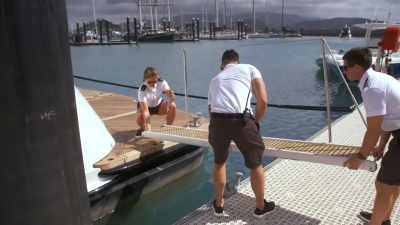 Okay, all crew,
meet me on the main deck aft - Below Deck Down Under