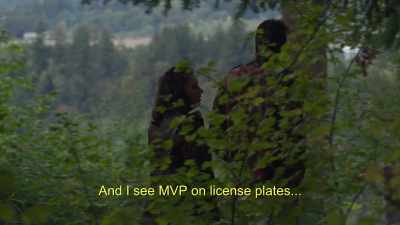 - Okay.
- And I see MVP on license plates often. - The Rehearsal