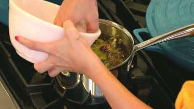 - Okay. - As that's cooking, - Selena + Chef