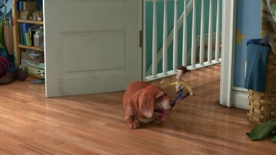 Okay, boy. To the curb! - Toy Story 3