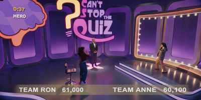 Okay. [breathes heavily] - Quiz Lady