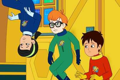 Okay, buckle up, kids.
It's time to oomph to a higher orbit! - The Magic School Bus Rides Again