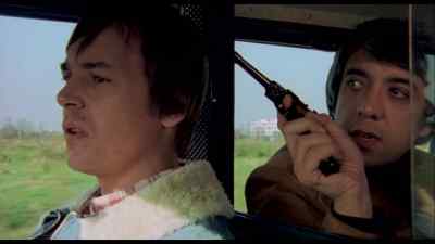 Okay, buddy, turn left,
through those gates. - Adventures of a Taxi Driver