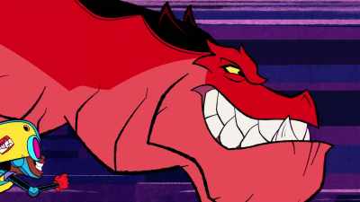 - Okay D, listen up.
- (growl) - Marvel's Moon Girl and Devil Dinosaur