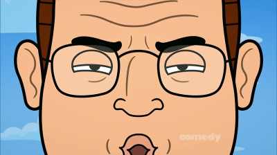 Okay, Dad... you teach me a lesson,
I teach you a lesson. - Corner Gas Animated