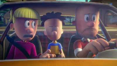 - Okay, Dad, what is up with
you always going back inside - Big Nate