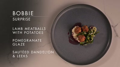 Okay, this dish is
a nut-crusted lamb meatball - Cook at all Costs