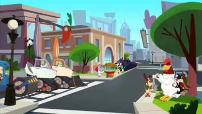 Okay, everybody, take it easy. - Bugs Bunny Builders