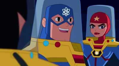 Okay, if everyone's ready,
we'll have to get small. - Justice League Action