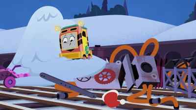 Okay, fine. So, there's a guy, - Thomas & Friends: The Christmas Letter Express