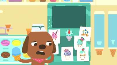 Okay. First things first. Blue ice cream. - Sago Mini Friends