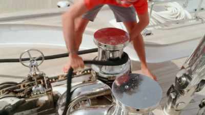 Okay, forward
running spring'’s on. - Below Deck Sailing Yacht