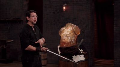 Okay, Gabe,
the handle is comfortable - Forged in Fire