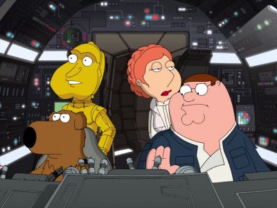 Okay, get ready to go to l!ght speed.
One, two, three. - Family Guy