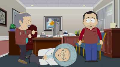 Okay, grab his keys!
Grab his keys, you stupid ass! - South Park: Post COVID