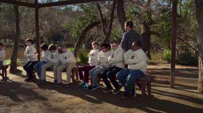 Okay, guys, we are taking it
to the next level with straitjackets. - Magic Camp