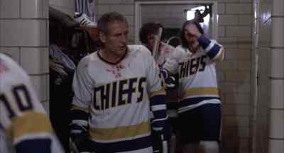 Okay, you guys. Let's get
some speed out there. - Slap Shot