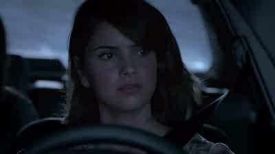 Okay. Hands on the wheel, at 10:00 and 2:00. Actually, the recommended position is now 9:00 and 3:00 - Teen Wolf