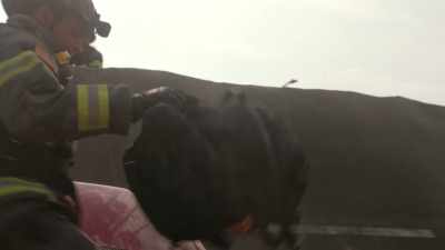 Okay, Hen, you got a harness
and a capture strap. - 9-1-1