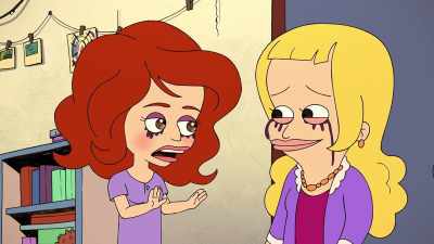 Okay, here, just repeat after me.
[whispers] - Big Mouth