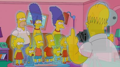 Okay, hold still. - The Simpsons