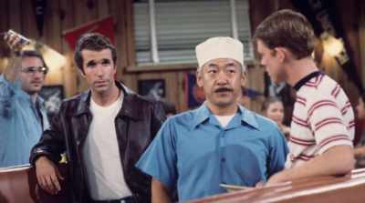 Okay, how about that?
Just get behind it?"
"Why does he talks Chinese?" - More Than Miyagi: The Pat Morita Story