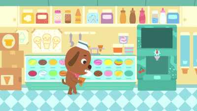 Okay, I know
that somebody wanted pickle ice cream. - Sago Mini Friends