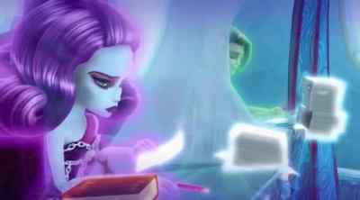 Okay, I read the Ghostly Gossip. - Monster High: Haunted