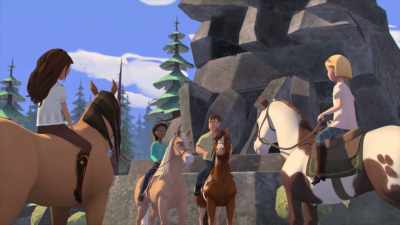Okay. If we split up,
we can cover more ground. - Spirit: Riding Free