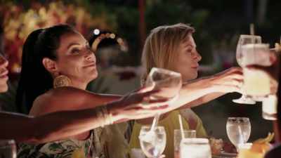 - Okay, I'm gonna
go around and say - The Real Housewives Ultimate Girls Trip