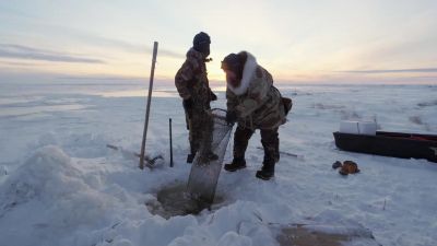 : Okay, I'm gonna set this up. - Life Below Zero: First Alaskans