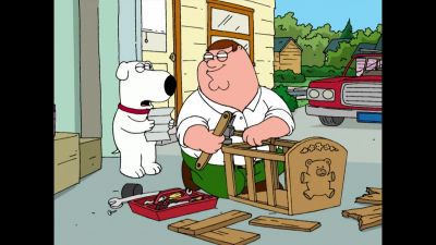 Okay insert rod support A into slot B That's what - Family Guy
