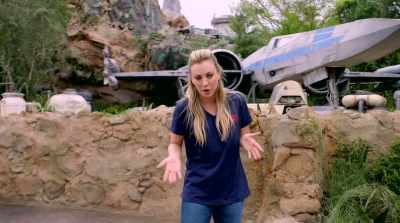 Okay, it was after
me begging and pleading - Star Wars: Galaxy's Edge - Adventure Awaits